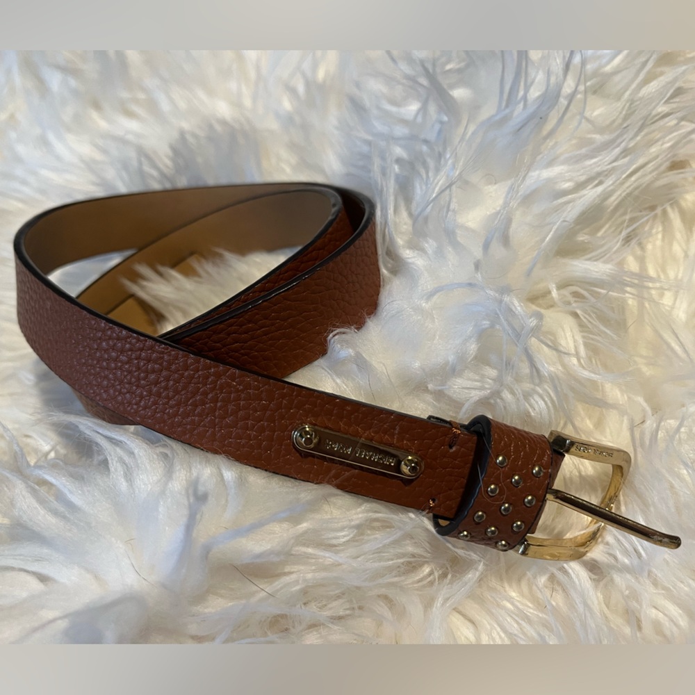 Kors leather belt